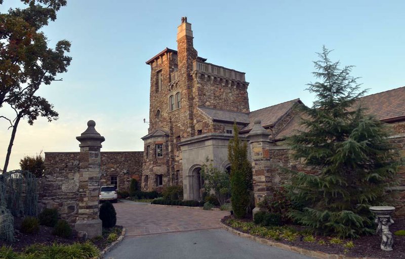 FILE - Dromborg Castle in southeast Fayetteville was completed in 2008.