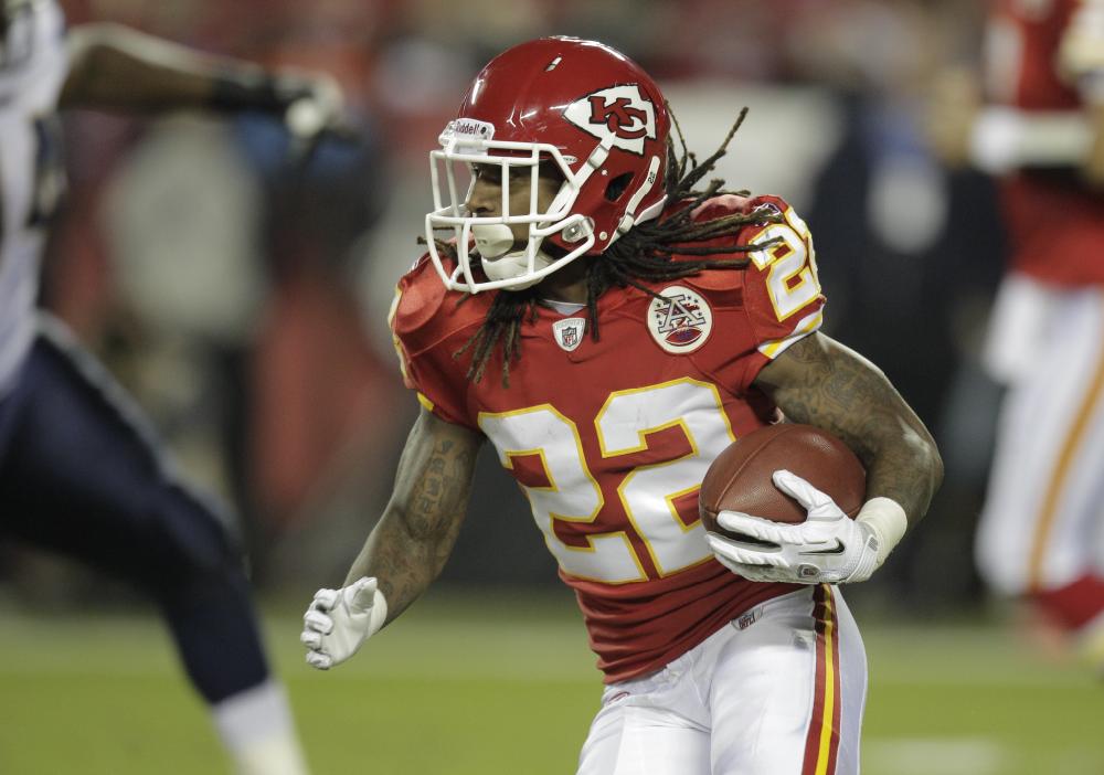 Chiefs back won't let fumbles slow him down