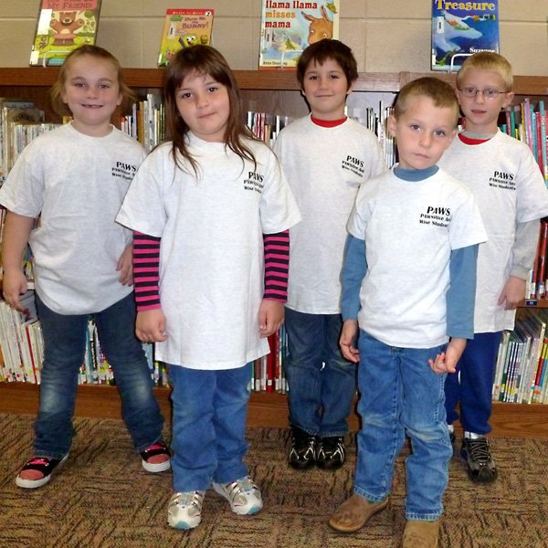 Glenn Duffy Elementary School in Gravette who are recognized as PAWS
