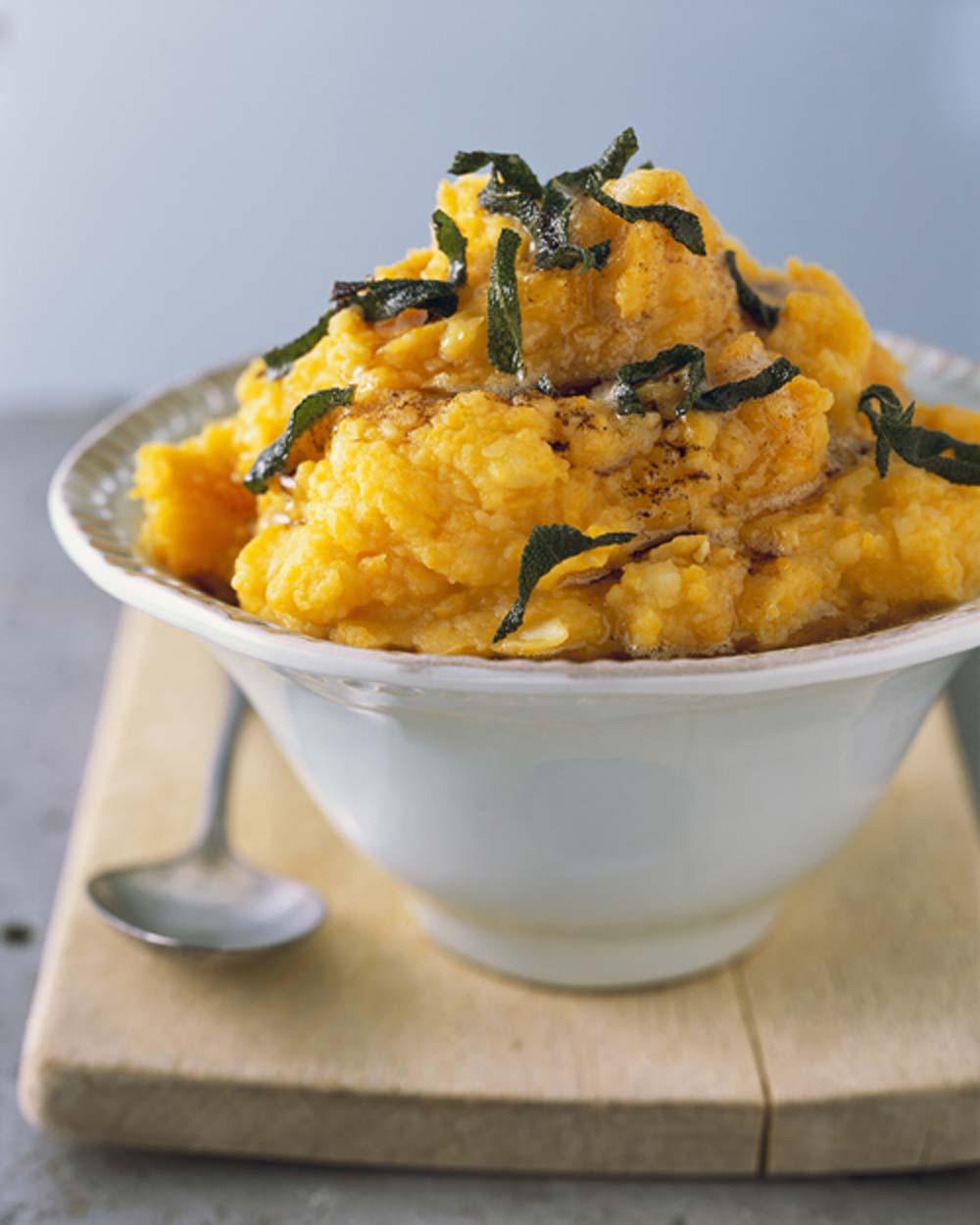 7-DAY MENU PLANNER for release 12/4/11; Browned Butter Smashed Potatoes With Butternut Squash; PHOTO CREDIT: United States Potato Board