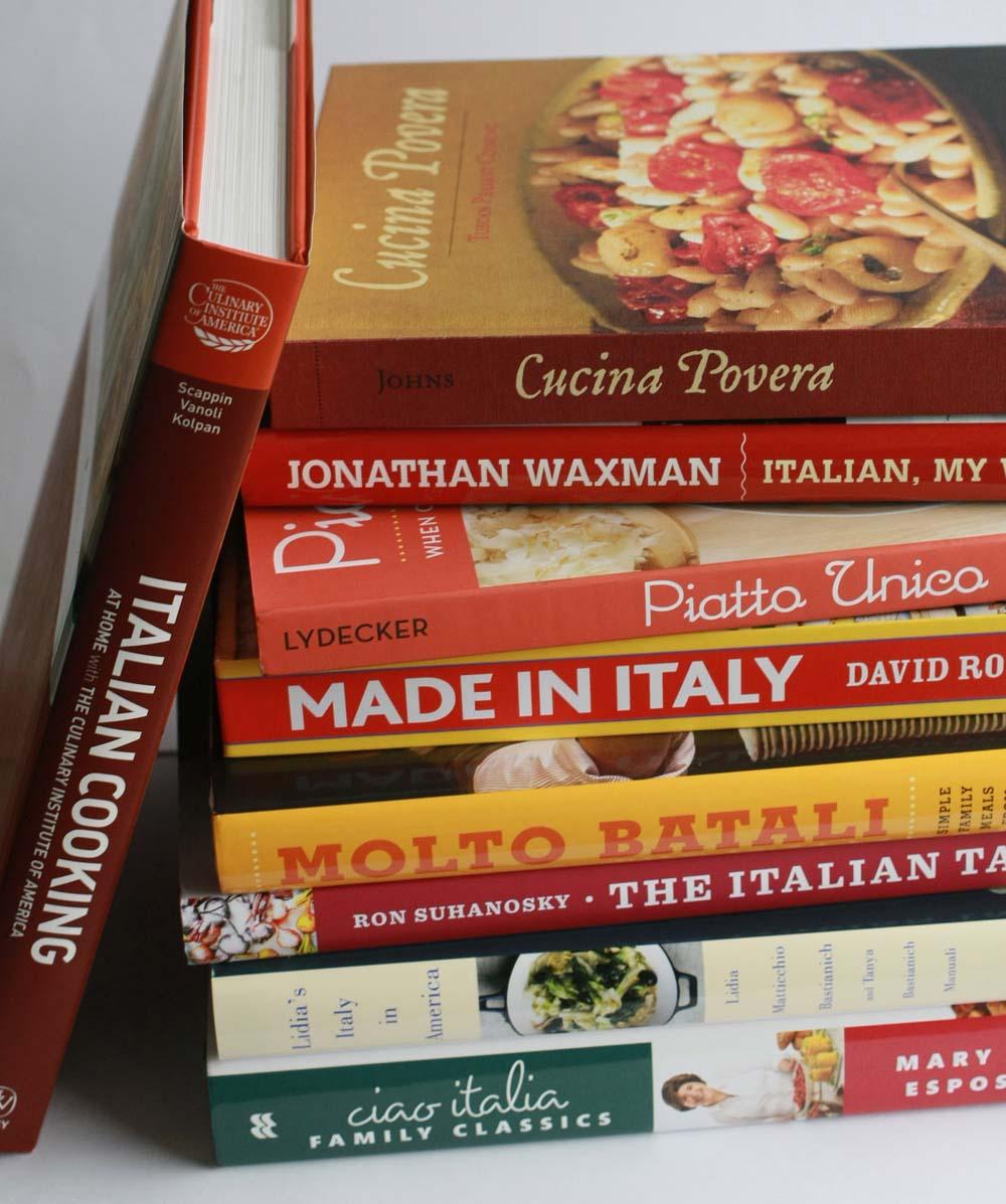 Arkansas Democrat-Gazette/RICK MCFARLAND--11/27/11-- Italian cook books.