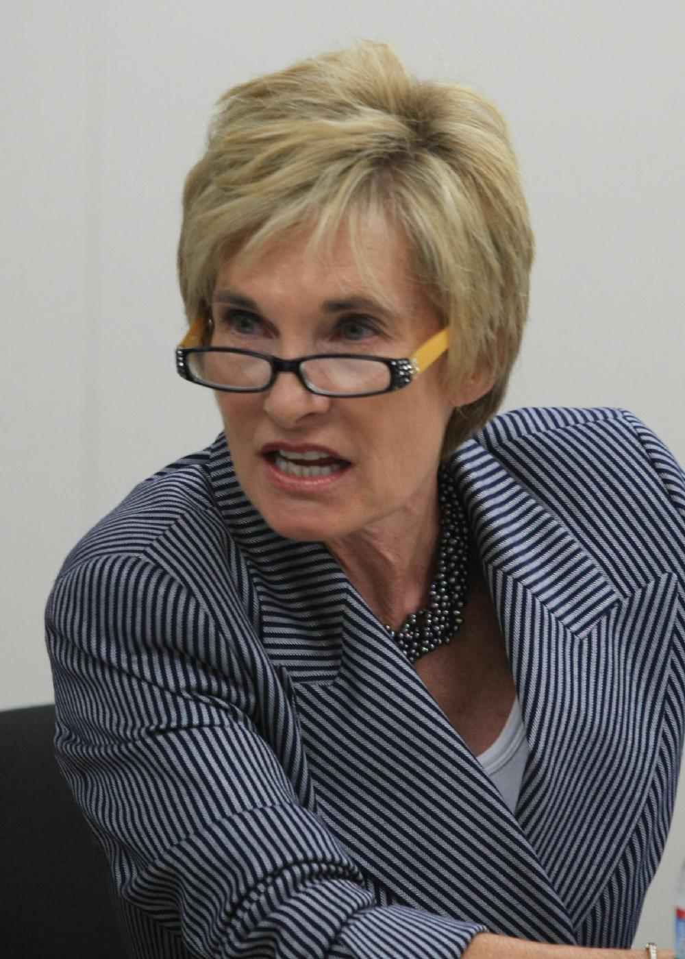Arkansas Democrat-Gazette/STATON BREIDENTHAL  8/15/11
Arkansas Scholarship Lottery Commission chairman Dianne Lamberth.