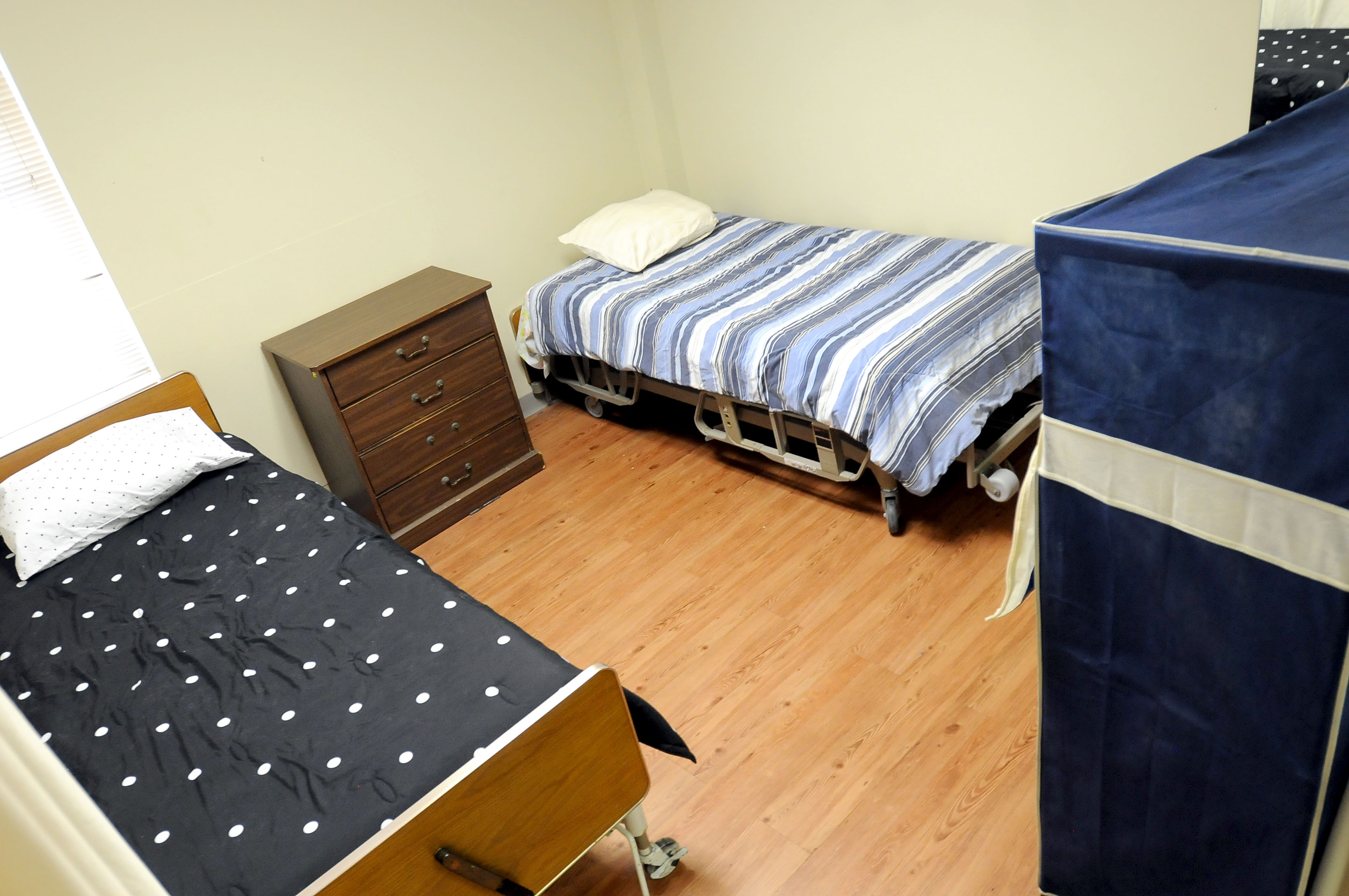 A detox room at the Decision Point Alcohol and Drug Treatment Services Thursday Dec. 8, 2011 in Bentonville. Incoming clients who are at the beginning stages of the process of getting sober begin here where their medical needs are met as they begin their detox process.