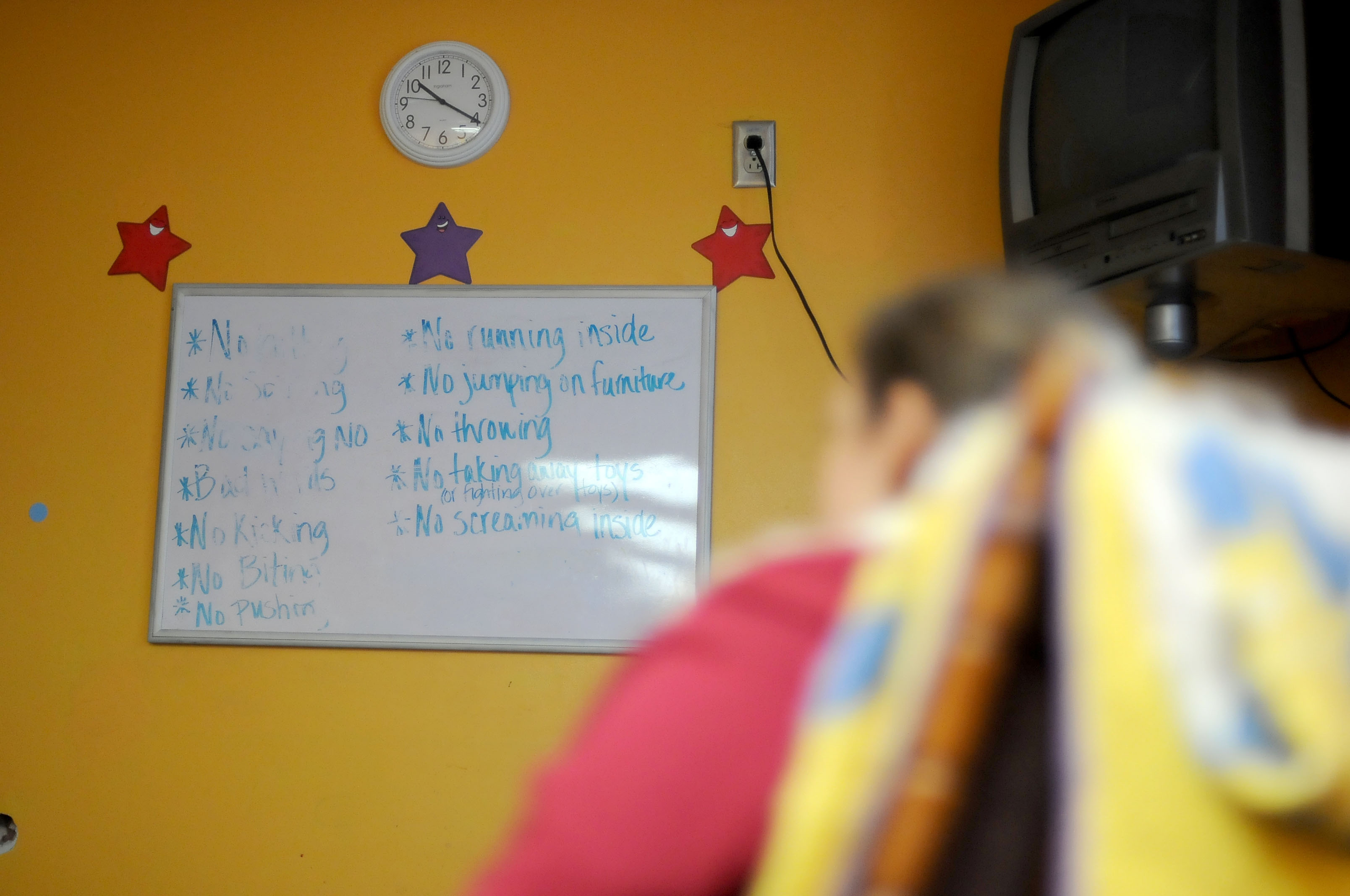 A client at the Decision Point Alcohol and Drug Treatment Services Thursday Dec. 8, 2011 in Bentonville. She is a mother and recovering drug addict.