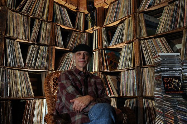 Glen Wheeler collected albums for years and he ran the Record Exchange in Fayetteville for almost 30 years before closing shop in the mid-2000s. Sales of vinyl records are on the rise as new recording artists put out music on vinyl. He estimates his LP collection to be in the thousands.
