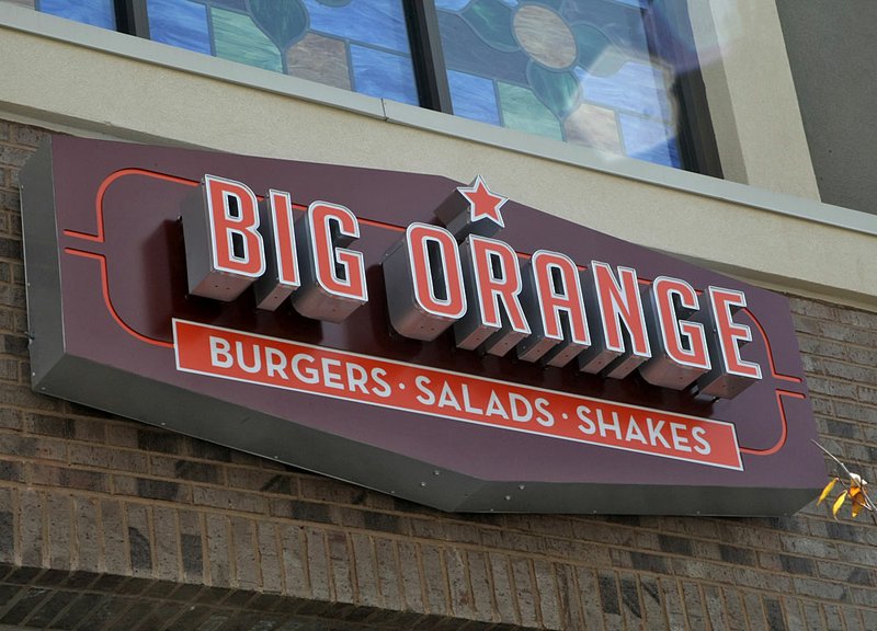 Arkansas Democrat-Gazette/JOHN SYKES JR. - 9/13/2011 - Big Orange restaurant in west Little Rock sign/logo.