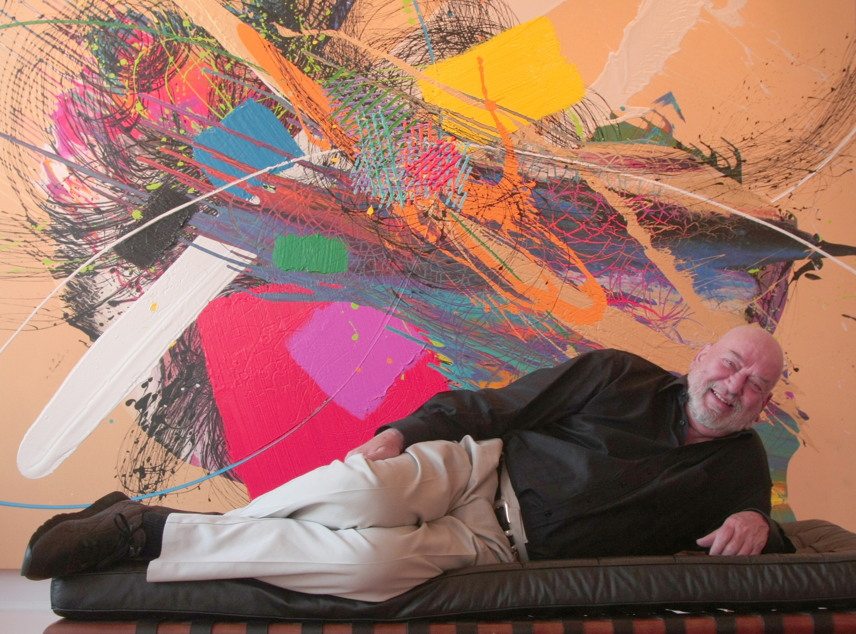 Arkansas Democrat-Gazette/JOHN SYKES JR. - HP COVER - Artist James Hendricks at Thompson Fine Art in North Little Rock.

DO NOT USE THIS PHOTO UNTIL AFTER PUBLICATION IN HIGH PROFILE; SEE JOHN SYKES OR RACHEL CHANEY BEFORE ANY USE.