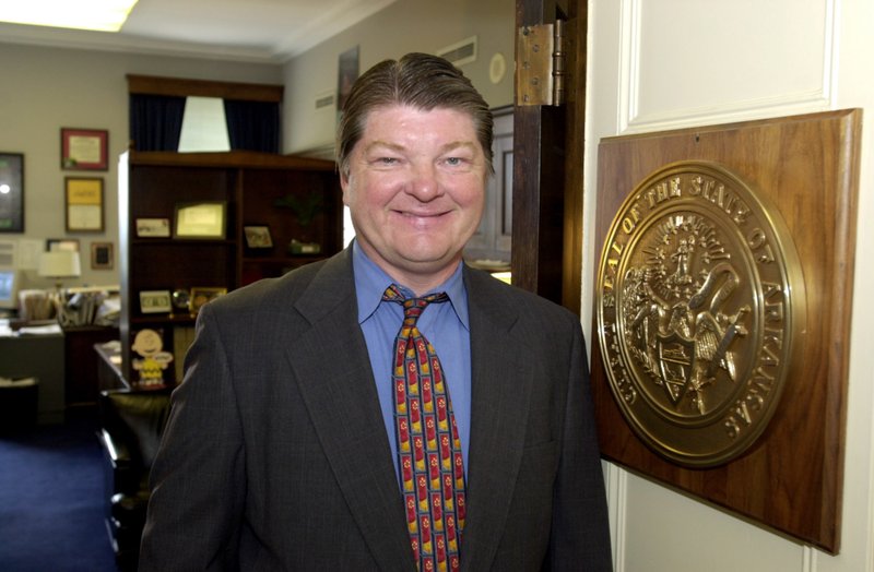 Ed Fry in the office of Rep. Vic Snyder on July 11, 2001.