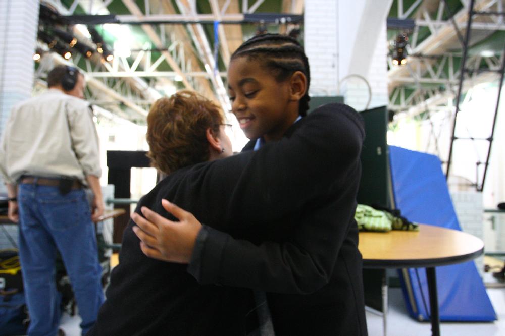 Arkansas Democrat-Gazette/STEPHEN B. THORNTON --1-13-12--
A presentation celebrating of Dr. King's life and work Friday afternoon at Booker Arts Magnet Elementary School in Little Rock. The musical play tin Luther King, Jr. The Story of a Dream
