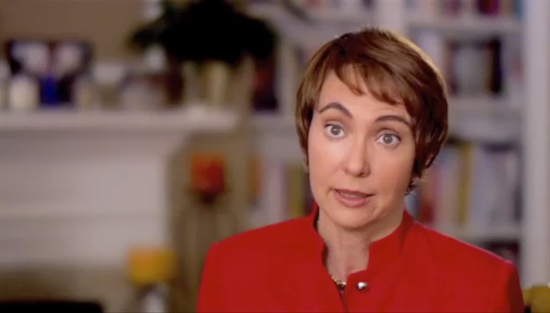 This video image provided by the Office of Rep. Gabrielle Giffords shows Giffords announcing her plans to resign, Sunday, Jan. 22, 2012. Giffords announced Sunday she intends to resign from Congress this week to concentrate on recovering from wounds suffered in an assassination attempt a little more than a year ago. 