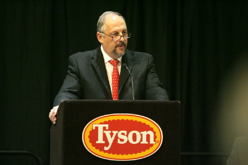Tyson Foods Inc. Chief Operating Officer Jim Lochner, at the annual shareholders meeting Friday at the Holiday Inn Convention Center in Springdale, said overpriced cattle hurt the company’s quarterly revenue. 