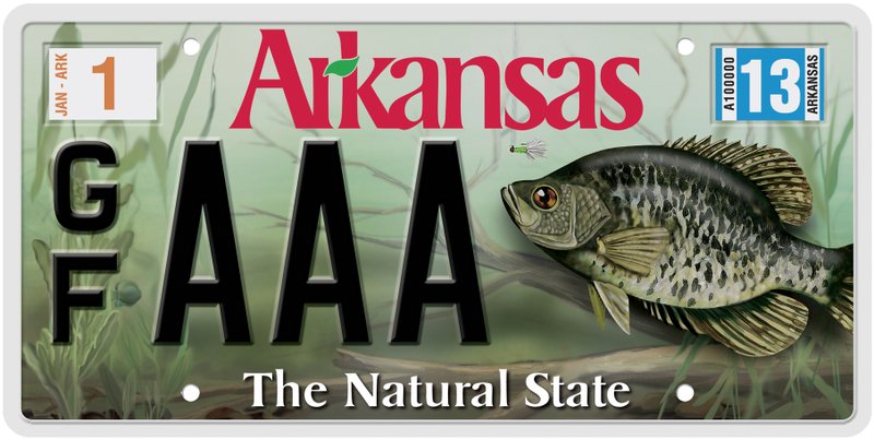 AGFC releases new fish-themed license plate  The Arkansas Democrat-Gazette  - Arkansas' Best News Source
