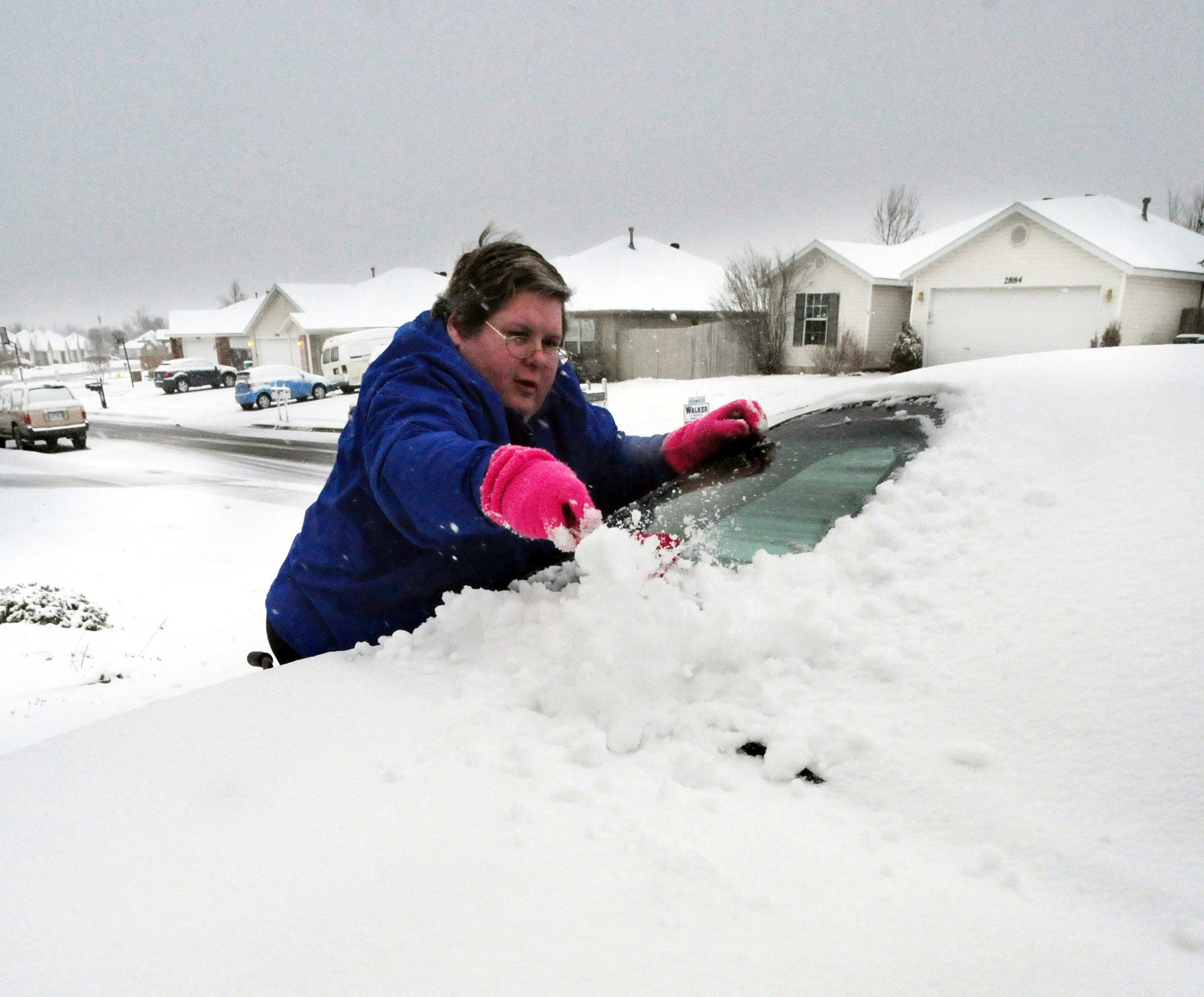 Snow Sleet Sweep Into Arkansas