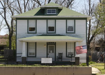 President Bill Clinton's boyhood home in Hope. (Arkansas Democrat-Gazette/STATON BREIDENTHAL)