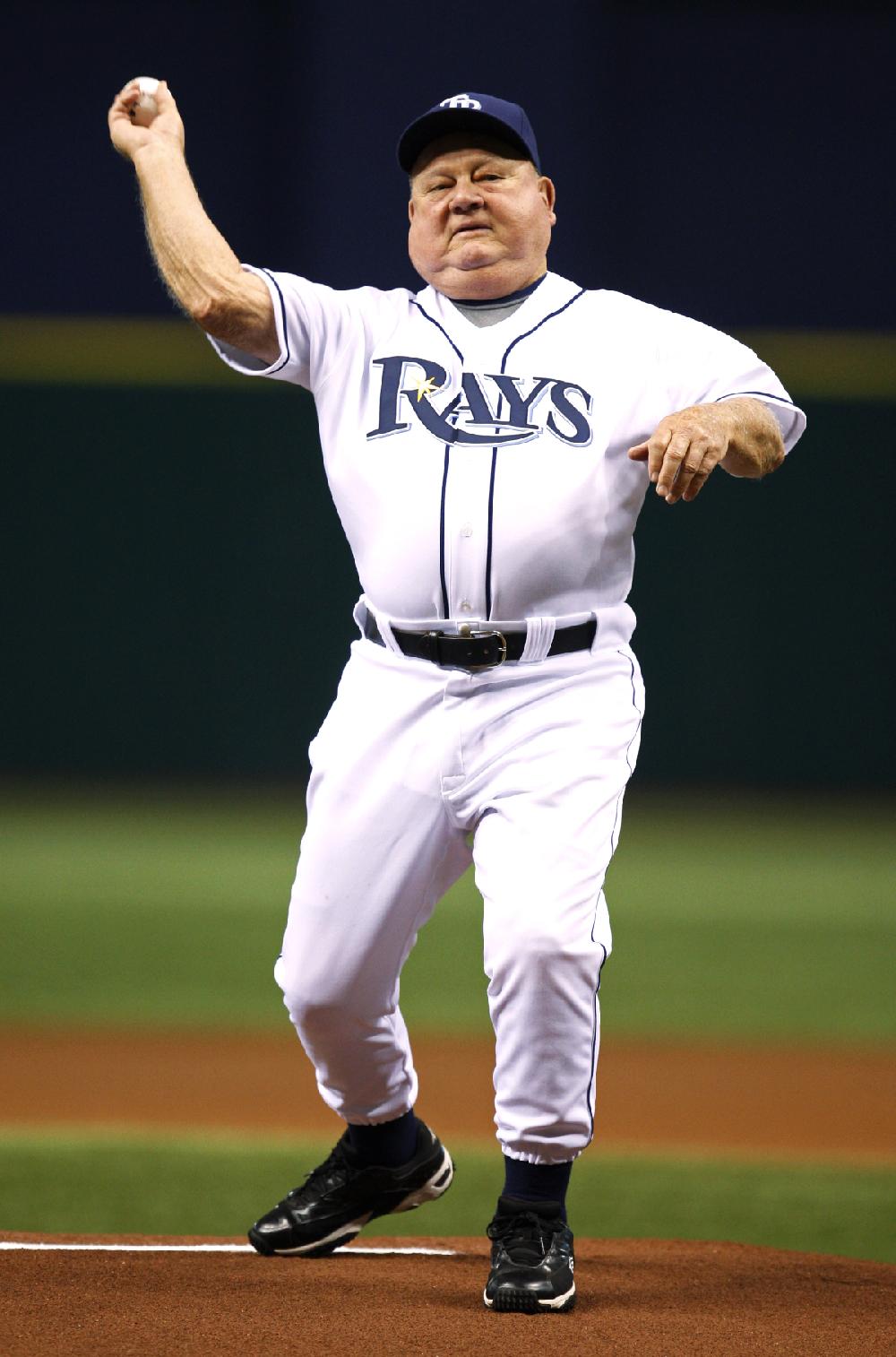 Rays' Don Zimmer on Friday's Zim Bear promotion 