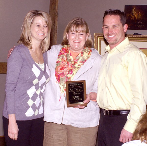 Mayor Kevin Johnston and his wife Lorie were honored as citizens of the year for the volunteer service to the community.
