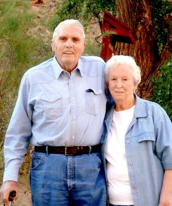 J.R. and Ruth Mitchell celebrate their 65th anniversary.
