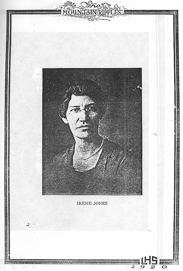 In 1921, Irene Jones served double duty as superintendent of Leslie High School and as the chaperone of its basketball team.