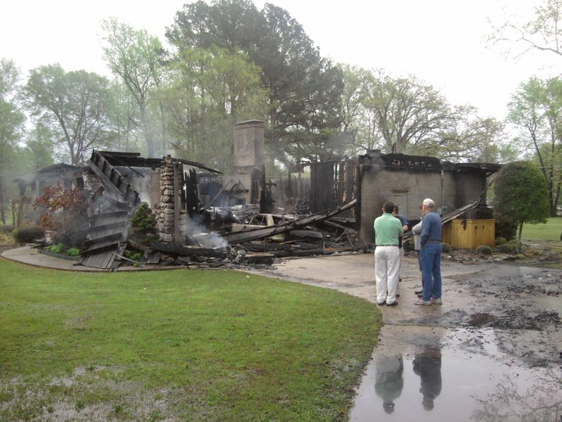 A house burned Thursday morning in Jacksonville.