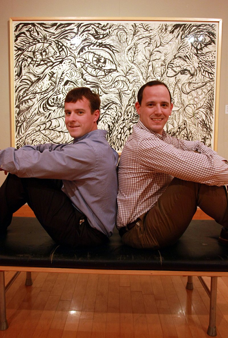  Harry Lee Hastings (left) and his brother Andrew are on the host committee of Studio Party, a new event at the Arkansas Arts Center.