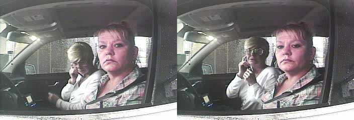 Photos of the two women authorities think have been breaking into vehicles in Little Rock.