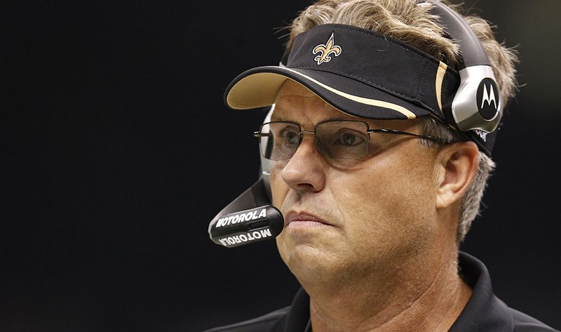 FILE - In this Sept. 26, 2010, file photo, Saints defensive coordinator Gregg Williams looks on during an NFL football game against the Atlanta Falcons at the Louisiana Superdome in New Orleans. The NFL has suspended New Orleans head coach Sean Payton for the 2012 season, and former Saints defensive coordinator Gregg Williams is banned from the league indefinitely because of the team's bounty program that targeted opposing players. Also Wednesday, March 21, 2012, Goodell suspended Saints general manager Mickey Loomis for the first eight regular-season games of 2012, and assistant coach Joe Vitt has to sit out the first six games. 