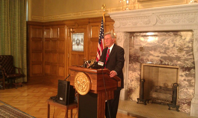 Arkansas Governor Mike Beebe spoke with the media about his 12-day trip to China on Wednesday afternoon at the State Capital.