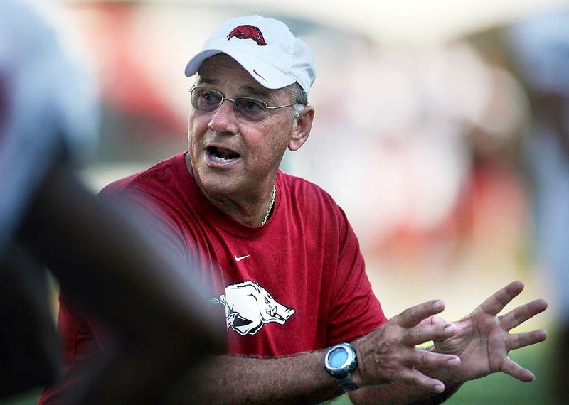 John L. Smith was Arkansas' special teams coordinator/outside linebackers coach from 2009-11. 