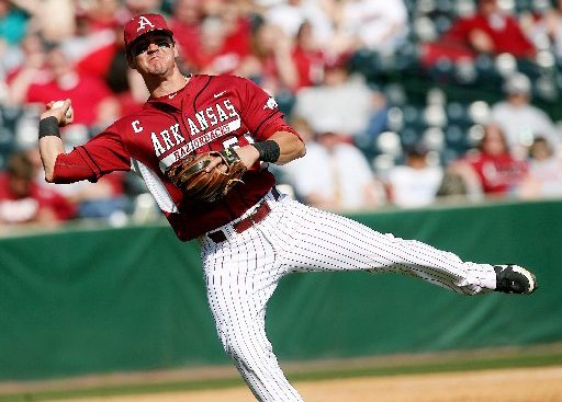 Matt Reynolds went 3-for-5 with 2 RBIs in the Razorbacks' 7-6 win over South Carolina on Sunday. 