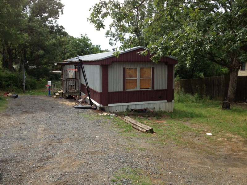 7208 Reed Road outside North Little Rock on Monday morning.