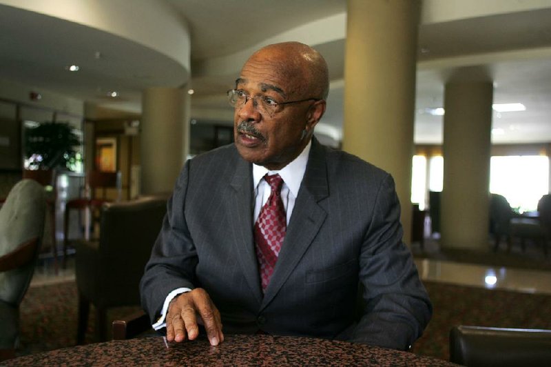 Arkansas Democrat-Gazette/RYAN MCGEENEY --05-11-2012-- Former U.S. Secretary of Education Rod Paige. Paige will be speaking Saturday at the commencement ceremony for the University of Arkansas College of Education and Health Professions.