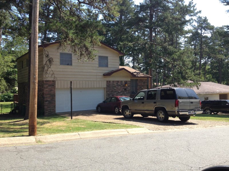 9712 Labette Dr. is seen Thursday, about 10 hours after a man was stabbed to death outside the residence.