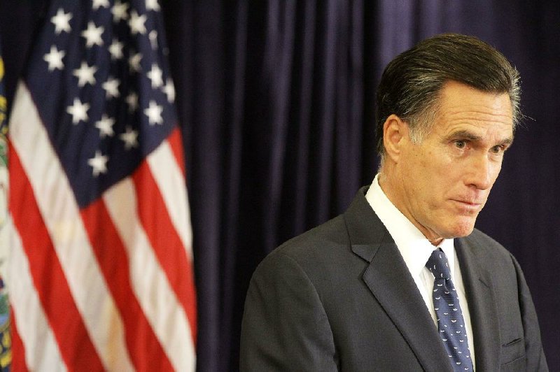 Mitt Romney holds a news conference Tuesday in Lebanon, N.H., while on a three-day swing through the Northeast. 