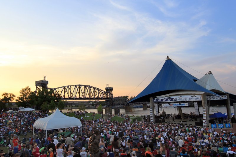 The downtown Little Rock amphitheatre stage will be full of performances this weekend for Riverfest. 