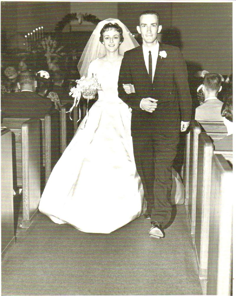 Donna and Lawrence Harrison on their wedding day, June 2, 1962 