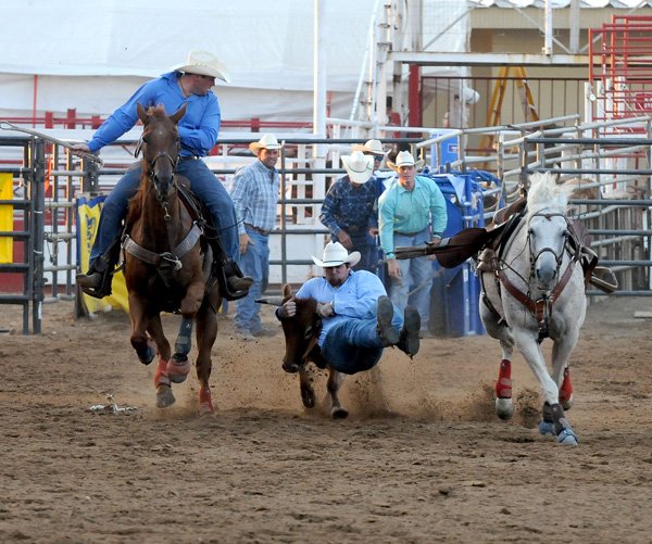 The third day of the 67th Rodeo of the Ozarks featured calf roping July 1 at Parsons Stadium in Springdale. This year’s rodeo begins June 30. 
