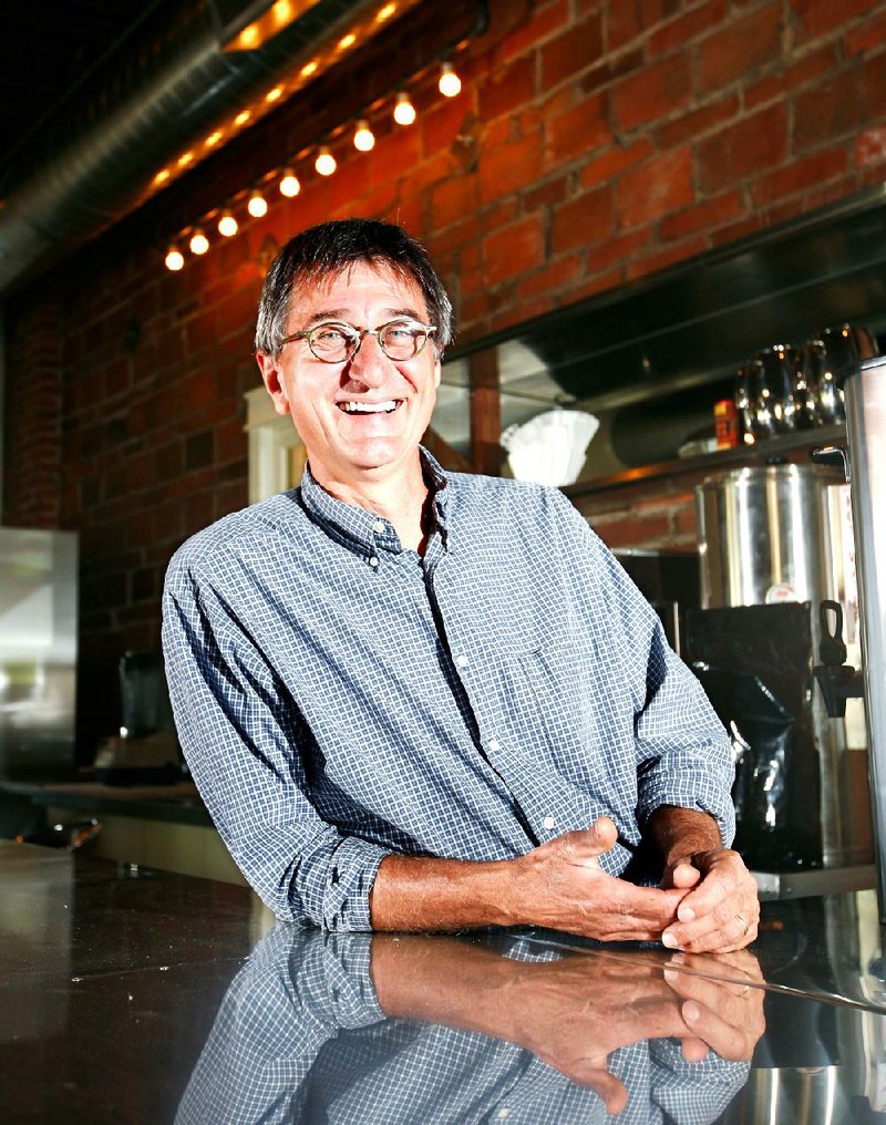 Arkansas Democrat-Gazette/JASON IVESTER --06/07/12--
Cary Arsaga, owner of Arsaga's coffee shops; shot on Thursday, June 7, 2012, inside the newest location in Fayetteville for nwprofiles
***EDITORS NOTE: THIS IS THE LEAD PORTRAIT***