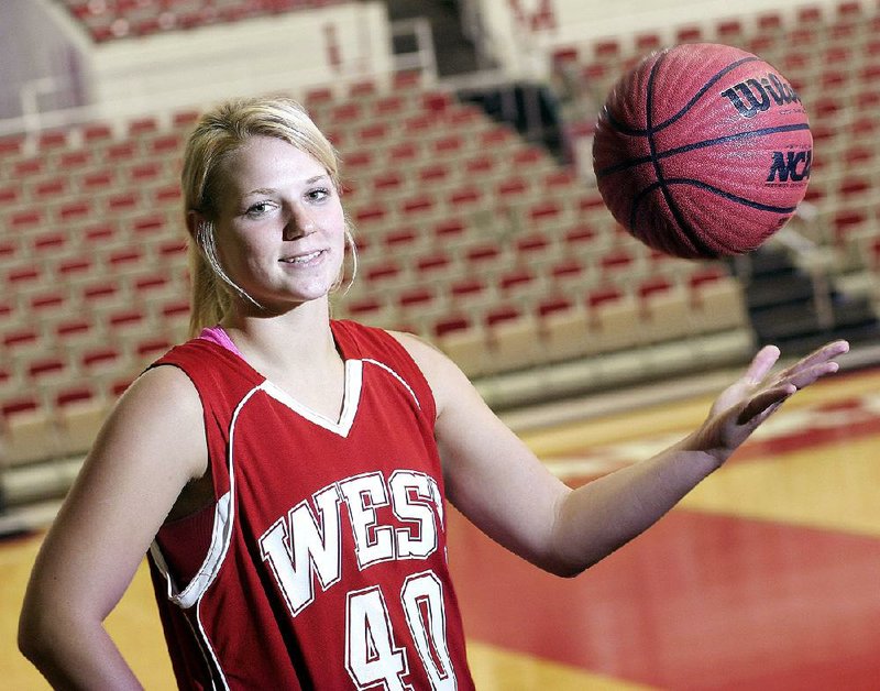 Jessica Flanery of Mountain View, who will play for the West in tonight’s Arkansas High School Coaches Association All-Star girls basketball game, was the MVP of the 2011 Class 3A state tournament. She also played football for Mountain View and will play basketball at Arkansas State. 