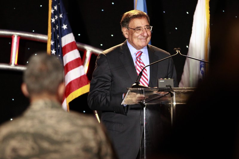 Secretary of Defense Leon Panetta is applauded before speaking about suicide prevention at the annual Suicide Prevention Conference held by the Dept. of Defense and Veterans Administration, in Washington, on Friday, June 22, 2012.