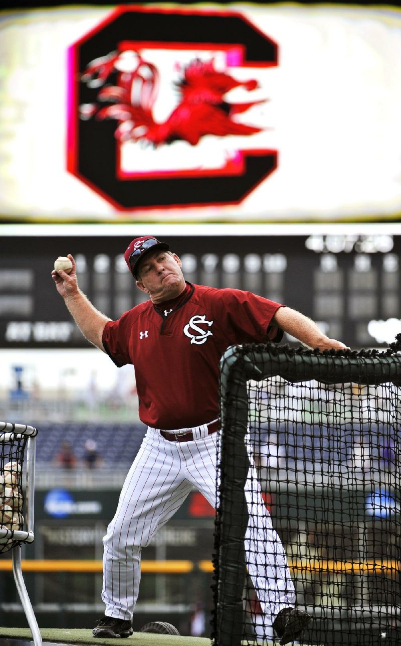 South Carolina Coach Ray Tanner will try to lead the Gamecocks to their third consecutive College World Series title when they open championship series play today against Arizona in Omaha, Neb. 