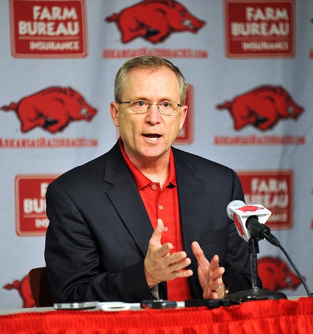 Arkansas Athletic Director Jeff Long said he’s “not necessarily real excited about playoffs,” but he understands why college football is moving in that direction.