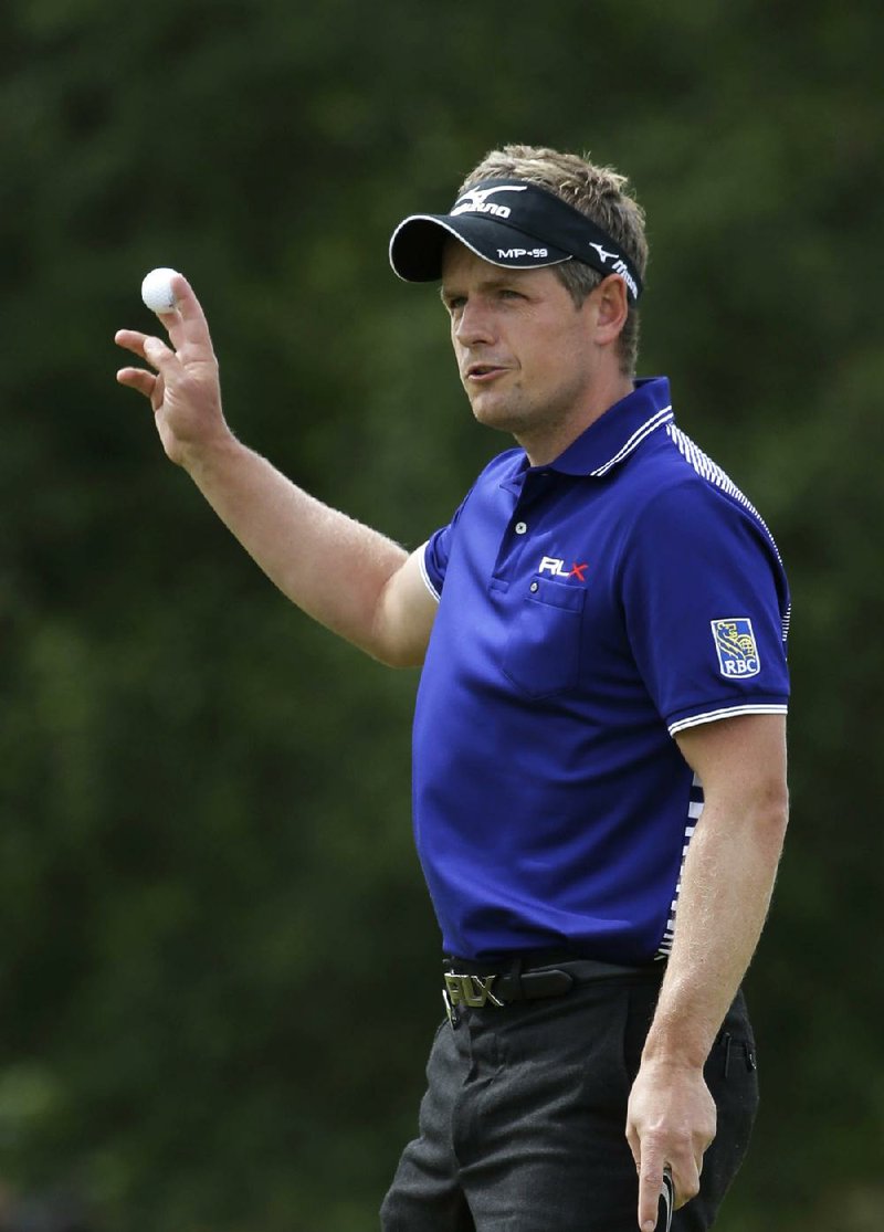 Luke Donald may be the best hope for an Englishman to win on English soil, but it’s not very likely. Donald, the top-ranked player in the world, is 10 shots off the lead after a 1-over-par 71 on Saturday. 