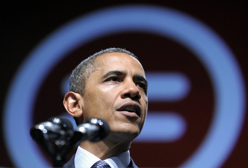 President Barack Obama addresses the National Urban League convention Wednesday, July 25, 2012, at the Ernest N. Morial Convention Center in New Orleans. 