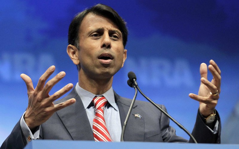 Louisiana Gov. Bobby Jindal speaks April 13, 2012, in St. Louis. 