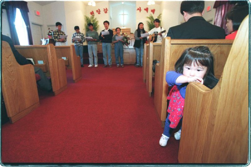Korean Americans assemble for Sunday morning worship services. Forty-two percent of Asian Americans are Christians, according to a new survey by the Pew Research Center’s Forum on Religion & Public Life. 