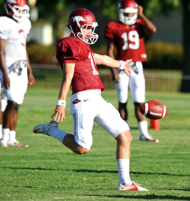 Zach Hocker’s story of kicking success at Arkansas is full of losses, questions and begging for a tryout. 