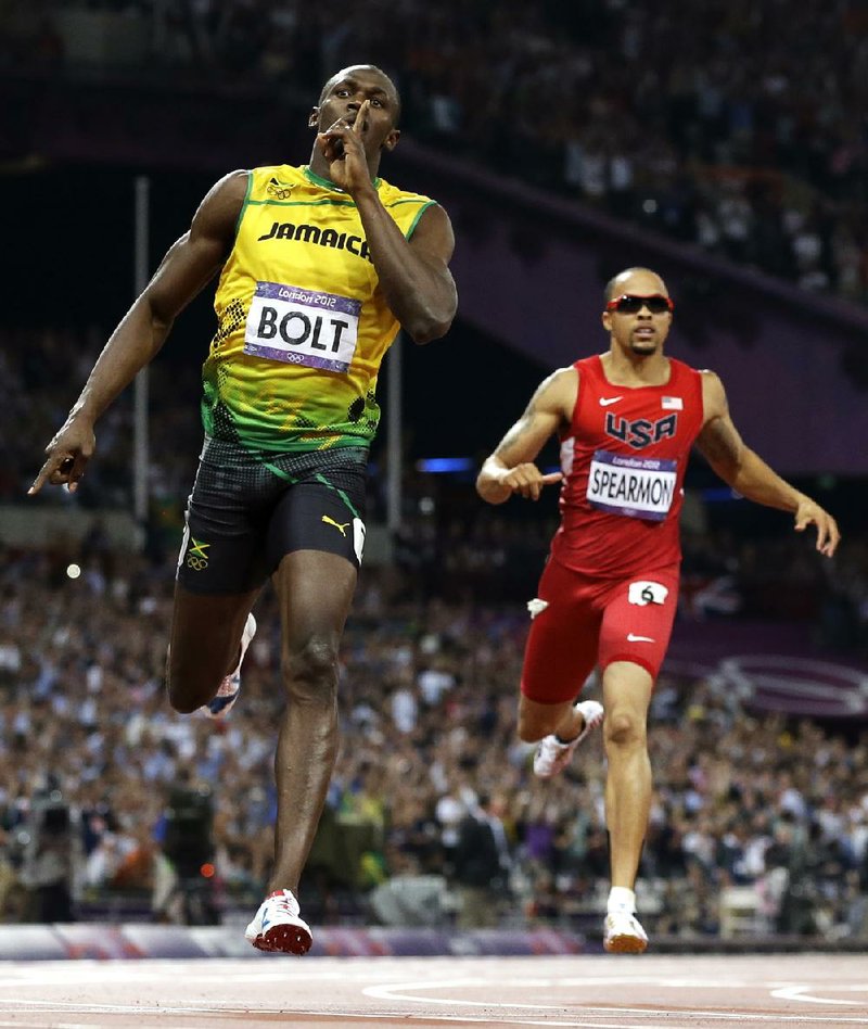 Usain Bolt Did This With His Signature Victory Pose - YouTube