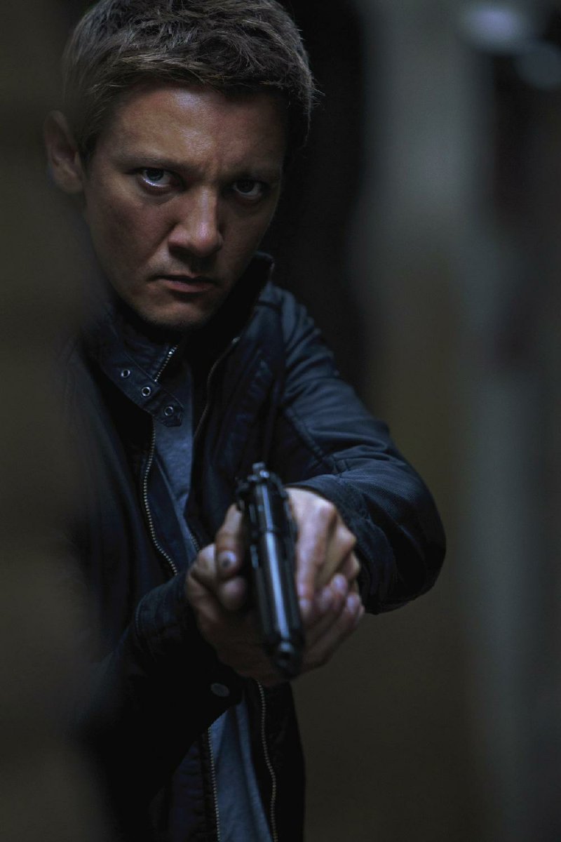 Aaron Cross (Jeremy Renner) is a medically enhanced operative in the spy thriller The Bourne Legacy. 