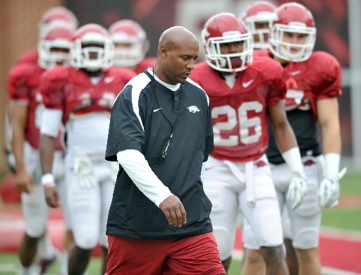 Paul Haynes is entering his first season as Arkansas' defensive coordinator and has been pleased with his unit in the preseason. 