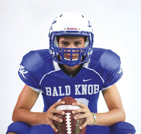 Bald Knob quarterback Cordell Crisp.